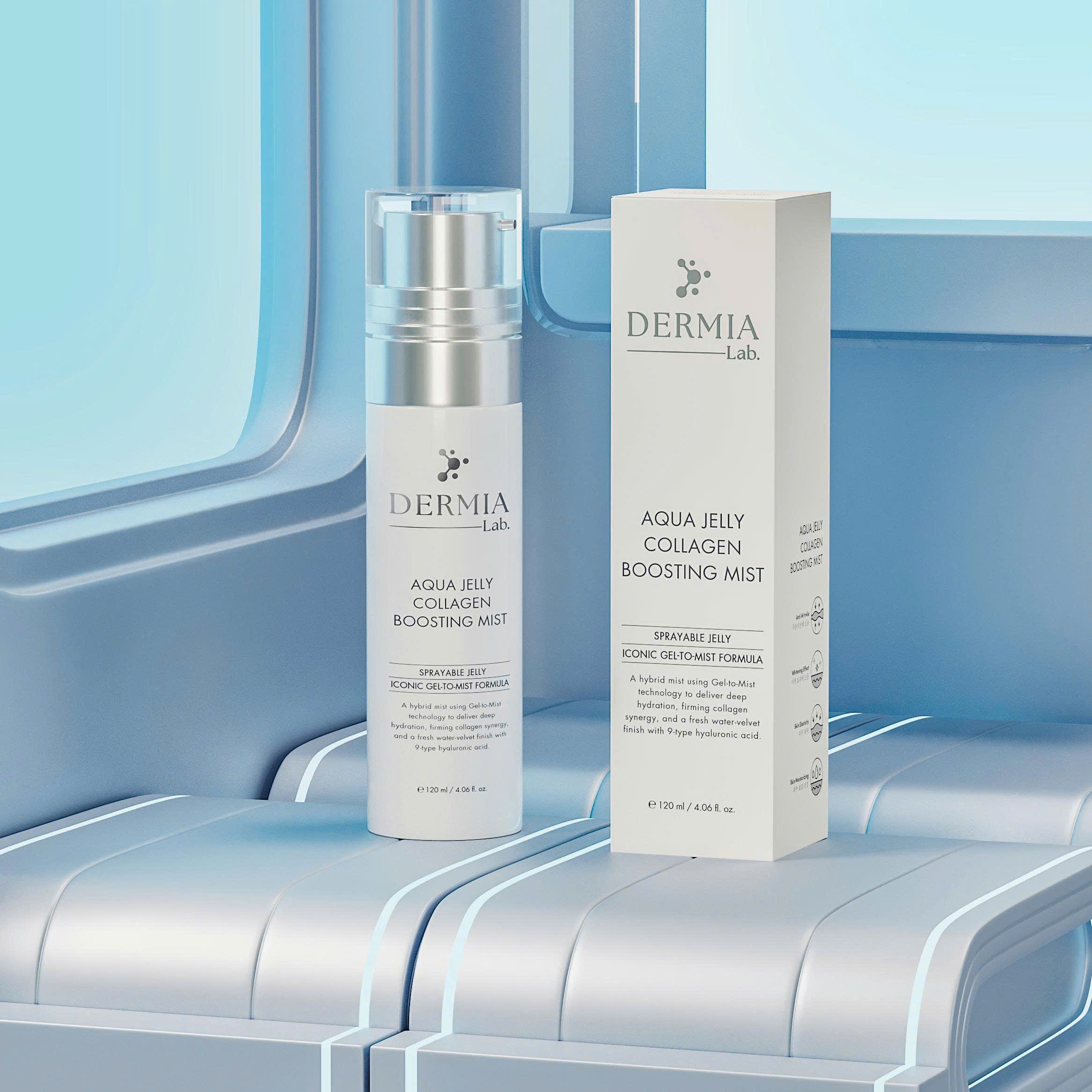 Tinh Chất Xịt Khoáng Collagen Dạng Sương Aqua Jelly Collagen Boosting Mist